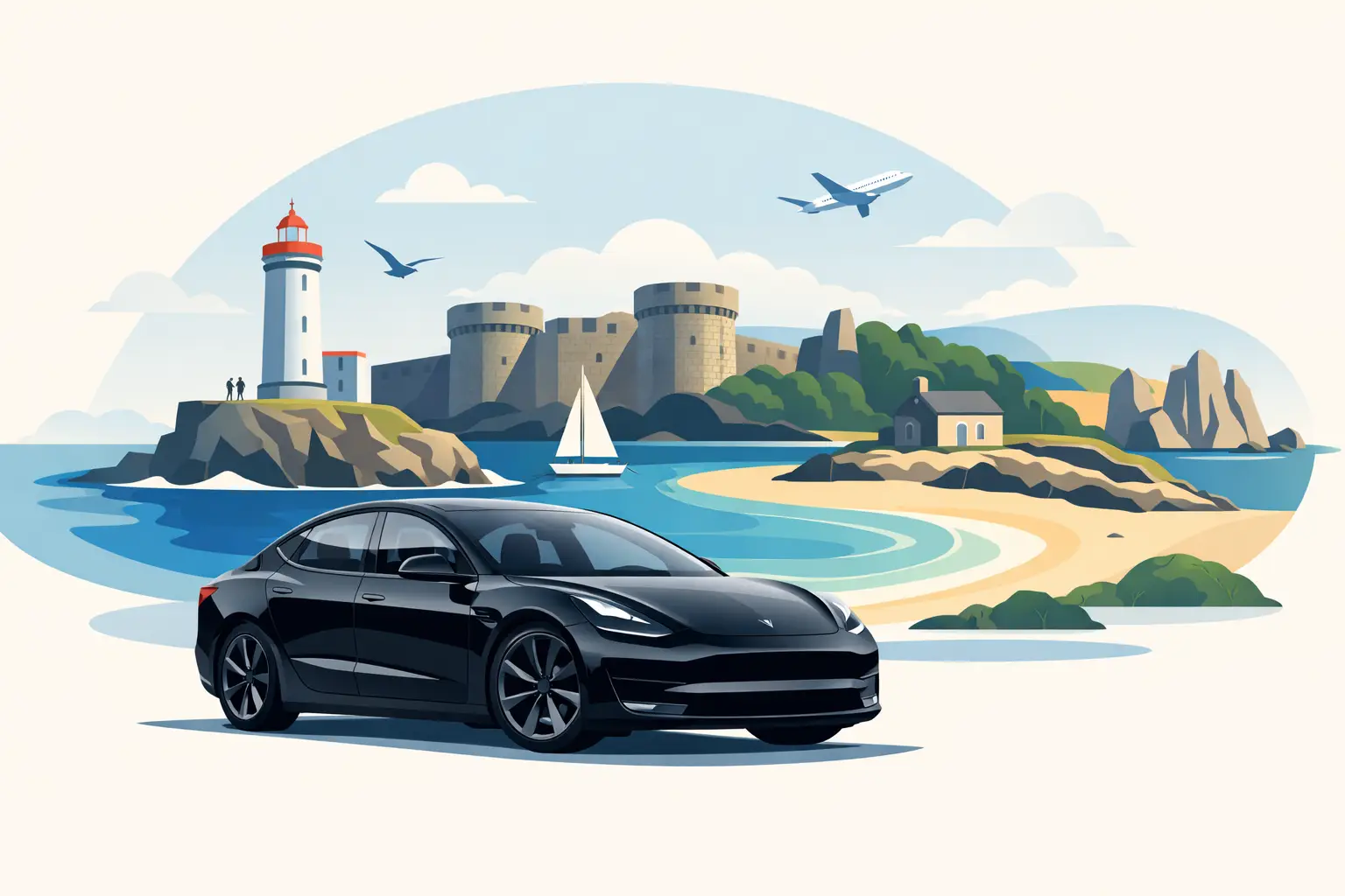 Top 5 des destinations incontournables autour de Brest en VTC